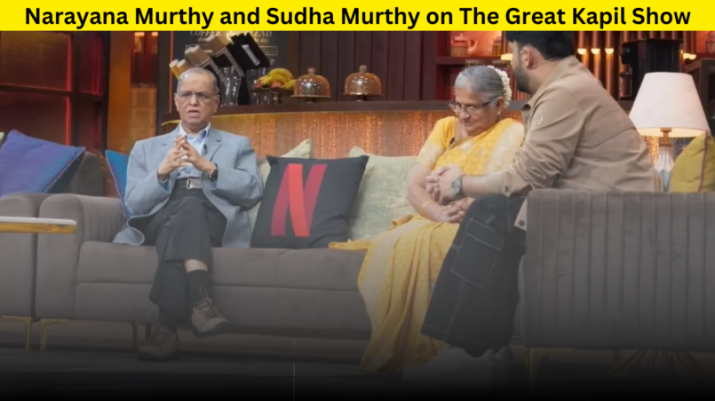 Narayana Murthy and Sudha Murthy on The Great Kapil Show